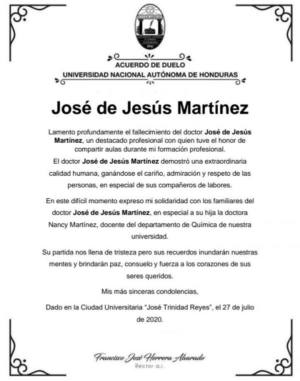27 DE JULIO Jose de Jesus Martinez