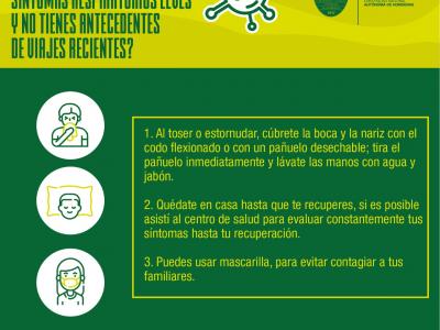 Acciones ante síntomas