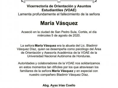 María Vásquez